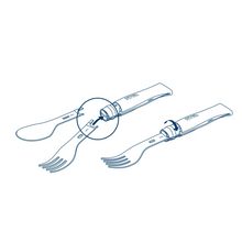 Load image into Gallery viewer, Opinel - Picnic + Cutlery Complete Set with No. 8
