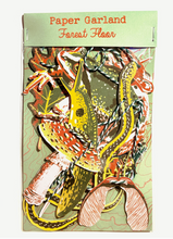 Load image into Gallery viewer, Forest Floor - Paper Garland - Hissing Mink