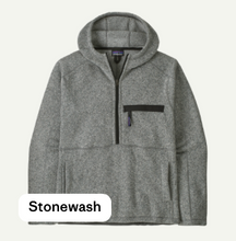 Load image into Gallery viewer, Better sweater 1/2 Zip -Stonewash - M