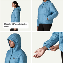 Load image into Gallery viewer, Women's Light Gust Hooded Pullover - Shore Blue