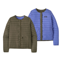 Load image into Gallery viewer, Women's Lightweight Reversible Down Sweater™ Cardigan