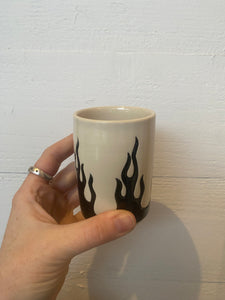 Flame Mug - Blue - Maya's Pot Shop