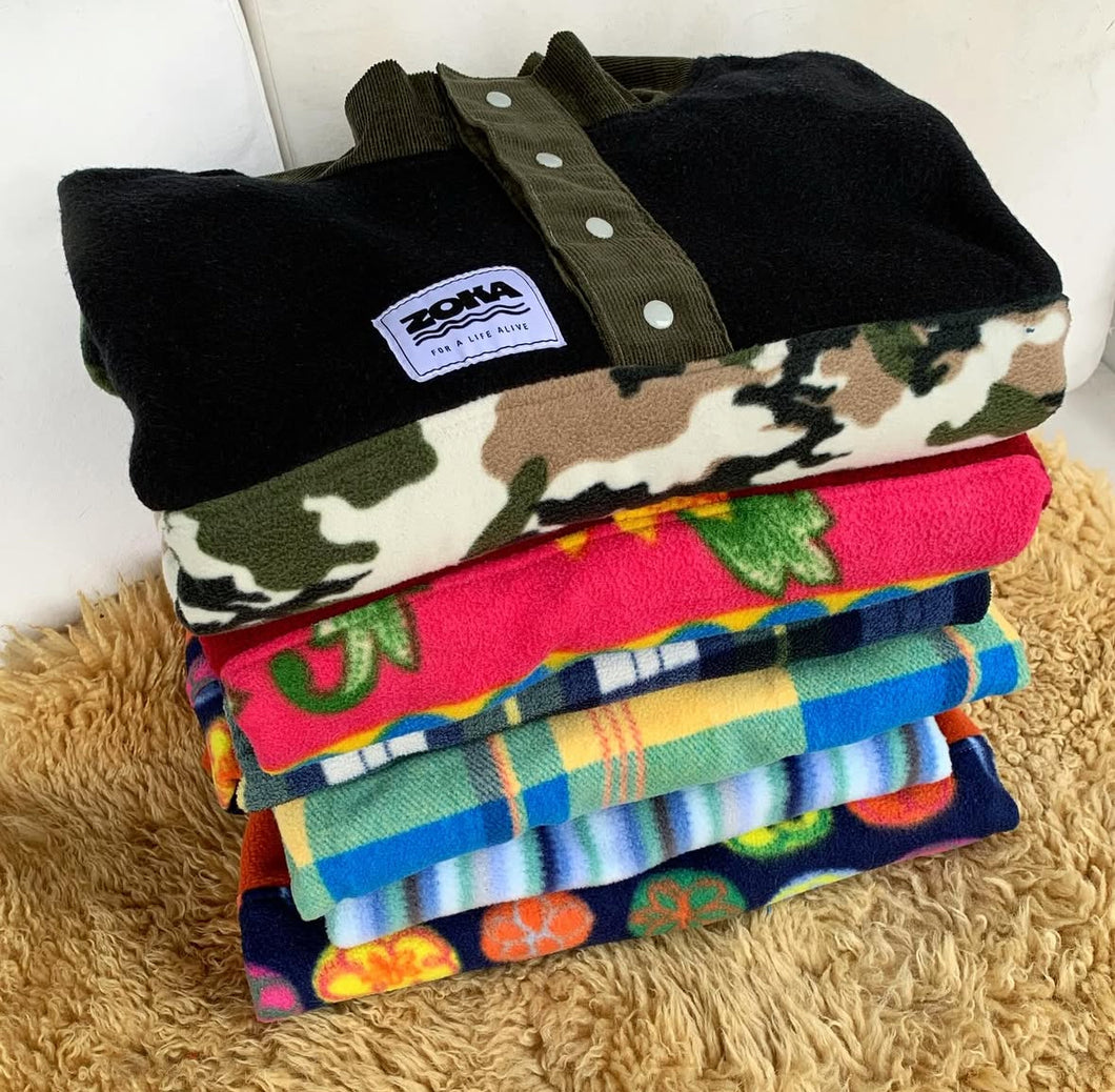 Reclaimed Fabric Fleece - Zoka