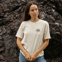 Load image into Gallery viewer, Caravan Tee - Van Print Natural - Regular Fit Women&#39;s Tee
