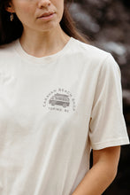 Load image into Gallery viewer, Caravan Tee - Van Print Natural - Regular Fit Women&#39;s Tee
