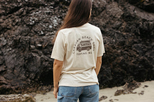 Caravan Tee - Van Print Natural - Regular Fit Women's Tee