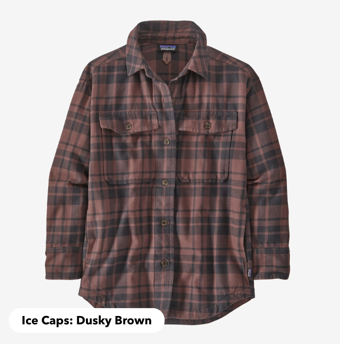 Fjord Flannel W’s - Dusky Brown - Patagonia