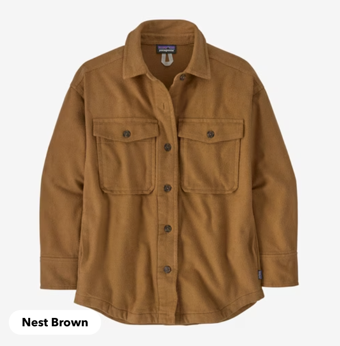 Fjord Flannel W’s - Nest Brown - Patagonia