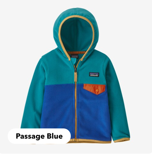 Baby Micro D Snap- Passage Blue - Patagonia