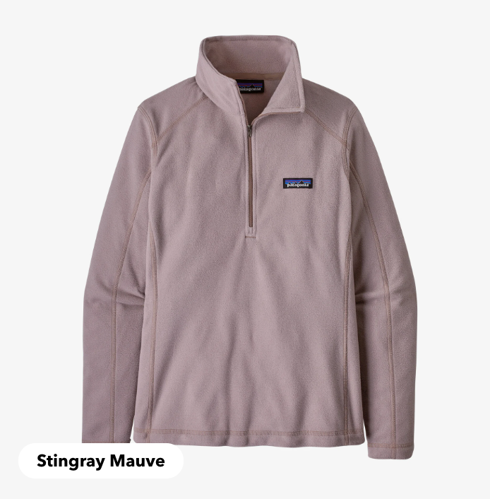 Micro - D 1/4 Zip - Mauve - Patagonia