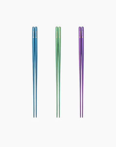 Titanium chopsticks - Blue