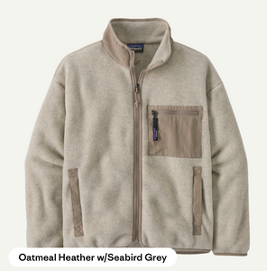 Oatmeal Heather w/seabird  - Synch Jacket - W