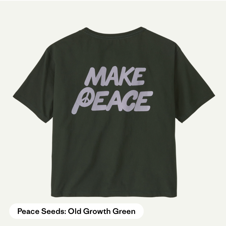 Easy Cut Tee - Peace - Green - W’s