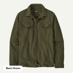 Fjord Loft Flannel Shirt - Basin Green -M