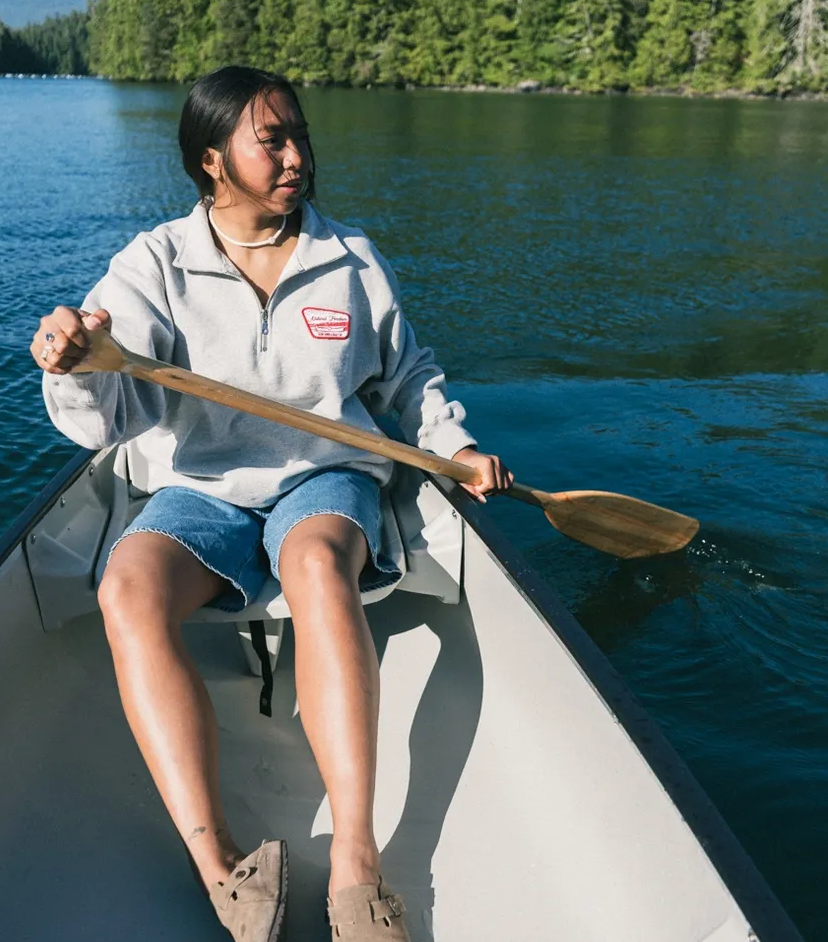1/4 Zip Slow Down Sweater - Natural Freedom