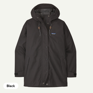 Outdoor Everyday Rain Jacket - Black- W