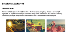 Load image into Gallery viewer, Flic Film - Dubblefilm Apollo 400
