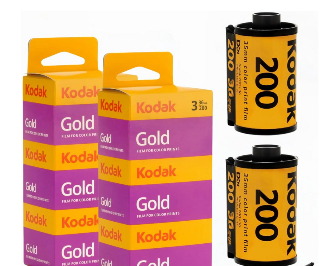 Kodak Gold 200 35mm 3 Pack Film 36 exp