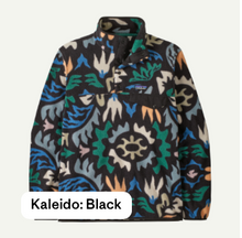 Load image into Gallery viewer, LW Synch Fleece - Kaleido: Black - M
