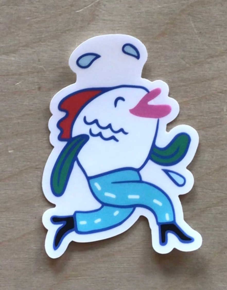 Tofino Jazz Festival - Whale - Sticker