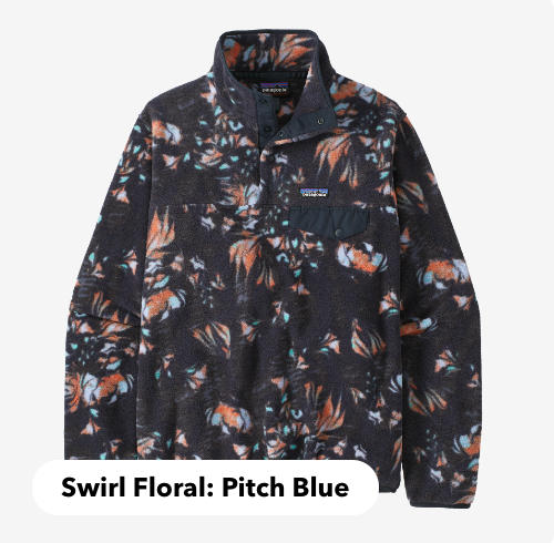 Synch Snap W's Snap T - Swirl Floral - Patagonia